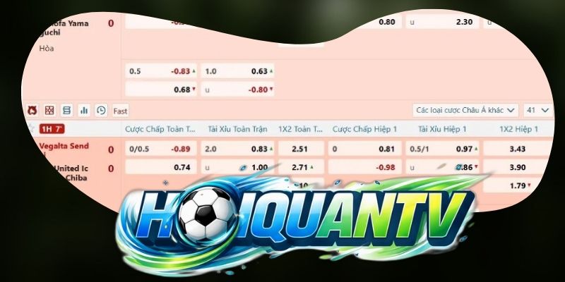 Những ký hiệu cần chú ý khi đọc bảng kèo nhà cái